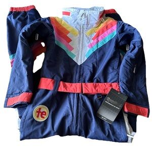 TIPSY ELVES Santa Fe Shredder  One Piece Ski Snow Suit - Women's Size Small NWT